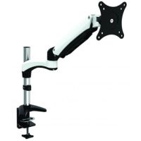 Amer Mounts HYDRA1 monitor mount / stand 71.1 cm (28") Black, Chrome, White Desk