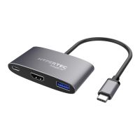 Hypertec AdaptLite HD Wired USB 3.2 Gen 1 (3.1 Gen 1) Type-C Anthracite, Silver