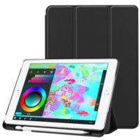 JLC iPad Pro 12.9 Smart Stand Cover with Pencil Holder - Black
