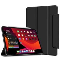 JLC iPad Pro 12.9 5th Gen 2021 Smart Stand Cover with Pencil Holder - Black