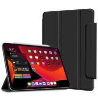 JLC Apple iPad Pro 12.9 5th Gen 2021 Smart Stand Cover with Pencil Holder V2 - Black