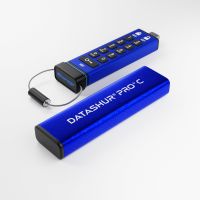 iStorage datAshur PRO+C 128GB | Secure USB Type-C Memory Stick | FIPS 140-3 Level 3 pending | PIN pr