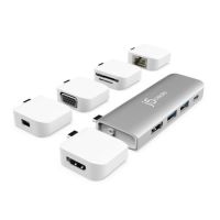 j5create JCD389 Ultradrive Kit USB-Câ„¢ Multi-Display Modular Dock, includes 2x HDMI ports and 4x US