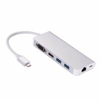 JLC Type C 6 Port Adapter - Silver