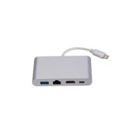 JLC L12 Type C 4 Port Adapter â€“ Silver