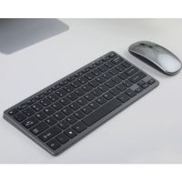 JLC X84 Wireless Keyboard and Mouse - Black