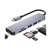 JLC Z78 Type C 6 Port Adapter - Grey