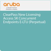 Aruba JZ404AAE ClearPass New Licensing Access 5K Concurrent Endpoints E-LTU (Perpetual)
