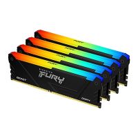 Kingston Technology FURY Beast RGB memory module 128 GB 4 x 32 GB DDR4 3600 MHz