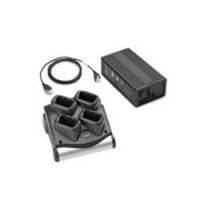 Zebra 4-Slot Cradle Kit Black Indoor