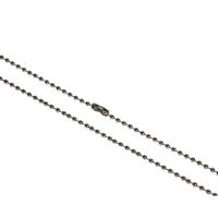 Digital ID 30inch Metal Bead Chain Necklace, Nickel Plated (Pack of 100)