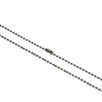 Digital ID 36inch Metal Bead Chain Necklace, Nickel Plated (Pack of 100)