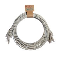 Cablenet 3m Cat6 RJ45 Grey U/UTP LSOH 24AWG Snagless Booted Patch Lead (PK10)
