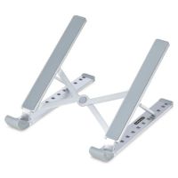 StarTech.com Foldable Laptop Riser Stand, Portable Height Adjustable Ergonomic Laptop Stand, Ventila