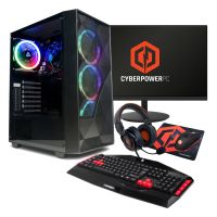 CyberPower Eurus AMD Ryzen 5 5600G 8GB RAM 500GB M.2 NVMe SSD + 23.8 Inch 100Hz 1ms Gaming Monitor