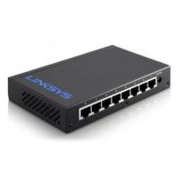 Linksys LGS108-UK network switch Unmanaged Gigabit Ethernet (10/100/1000) Black