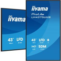 iiyama 43" 4K UHD Professional Digital Signage 24/7 display featuring Android OS, FailOver and Intel® SDM slot
