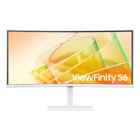 Samsung LS34C650TAU computer monitor 86.4 cm (34") 3440 x 1440 pixels 4K Ultra HD LED White