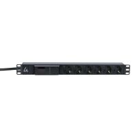 Lanview LVR261876S power distribution unit (PDU) 6 AC outlet(s) 1U Black