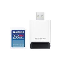 SD Card 256GB Samsung SDXC PRO Plus (2023)(CL10) Reader retail
