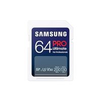 SD Card  64GB Samsung SDXC PRO Ultimate (CL10) Reader retail