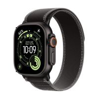 Apple Watch Ultra 3 GPS + Cellular 49mm Black Titanium Case with Black/Charcoal Trail Loop - M/L