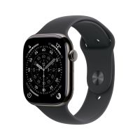 Apple Watch Series 11 GPS + Cellular 46mm Slate Titanium Case with Black Sport Band - S/M