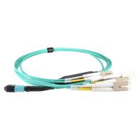 Cablenet MPO-12BO4LC2 InfiniBand/fibre optic cable 2 m 4x LC Aqua colour