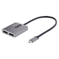 StarTech.com USB-C to Dual Displayport 1.4 Adapter, USB Type-C Multi-Monitor MST Hub, Dual 5K 60Hz D