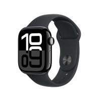 Apple Watch 10 42mm Jet Black Alu (Black Sport Band) M/L