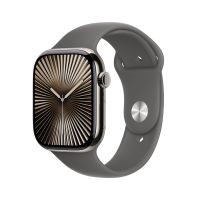 Apple Watch 10 Cell. 46mm Natural Titanium (Stone Grey) M/L