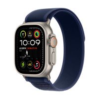 APPLE Watch Ultra 2 GPS + Cellular 49mm Natural Titanium Case with Blue Trail Loop - S/M