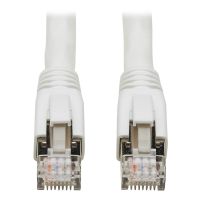 Tripp Lite N272-020-WH Cat8 25G/40G Certified Snagless Shielded S/FTP Ethernet Cable (RJ45 M/M), PoE, White, 20 ft. (6.09 m)