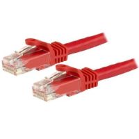 StarTech Cat6 Patch Cable with Snagless RJ45 Connectors - 15m, Red