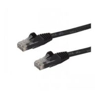 StarTech.com Cat6 patch cable with snagless RJ45 connectors �� 100 ft, black