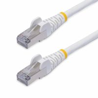 StarTech.com 12m White CAT8 Ethernet Cable, Snagless RJ45, 25G/40G, 2000MHz, 100W PoE++, S/FTP, 26AW