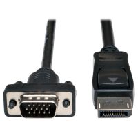 Tripp Lite P581-003-VGA-V2 DisplayPort 1.2 to VGA Active Adapter Cable (DP with Latches to HD15 M/M), 3 ft. (0.9 m)