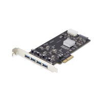 StarTech.com 4-Port USB PCIe Card, USB 3.2 5Gbps, PCI Express Expansion Card with 4x Independent USB
