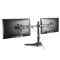ProperAV Dual Arm Full Motion 13 - 32\ Desktop PC Monitor Mount"""