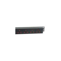 LMS 1U 12 WAY Vert 13A PDU + SWITCH  > 32A CMDO
