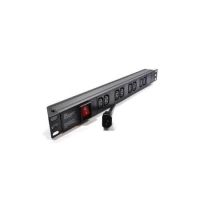 LMS 1U 8 Way Horizontal IEC C13 10A Switched PDU > IEC C14 Plug (Rackmount)