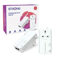 Strong POWERLWF600DUOUK AV600 WI-FI Passthrough Powerline Kit (2 Pack)