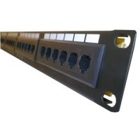 LMS Cat5e Network RJ45 Patch Panel 24 Port 1U 19"