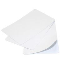 Digital ID Blank White Self-Adhesive 480-Micron Plastic Cards (Pack of 100)