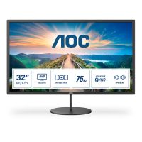 AOC Q32V4 - LED-Monitor - 81.3 cm (32") (31.5" sichtbar) - 2560 x 1440 QHD @ 75 Hz - IPS - 250 cd/m²