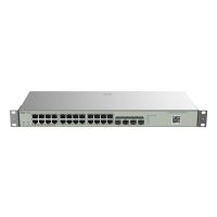 Ruijie Networks 24-Port Gigabit L2 Managed Switch  24 Gigabit RJ45 Ports  4 SFP Slots  19-inch Rack-