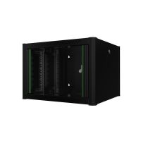 Lanview RWP07U56BL rack cabinet 7U Wall mounted rack Black