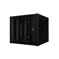 Lanview RWP09U56BL rack cabinet 9U Wall mounted rack Black