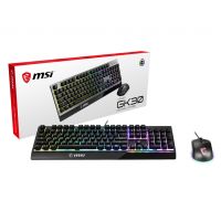 MSI VIGOR GK30 COMBO RGB MEMchanical Gaming Keyboard + Clutch GM11 Gaming Mouse ' DE Layout, 6-Zone 