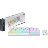 MSI VIGOR GK30 COMBO WHITE UK RGB MEMchanical Gaming Keyboard + Clutch GM11 WHITE Gaming Mouse ' UK 